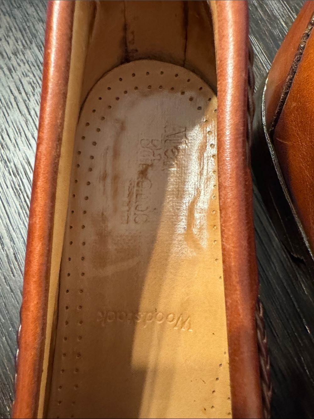 Allen Edmonds Chestnut Leather Tassel Kiltie Loafers - Picture 2 of 6